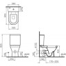 Унитаз VITRA S50 пристенный 5332B003-0096